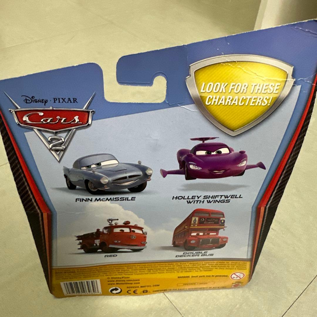Disney Pixar Cars 2 ダブルデッカーバス デラックス