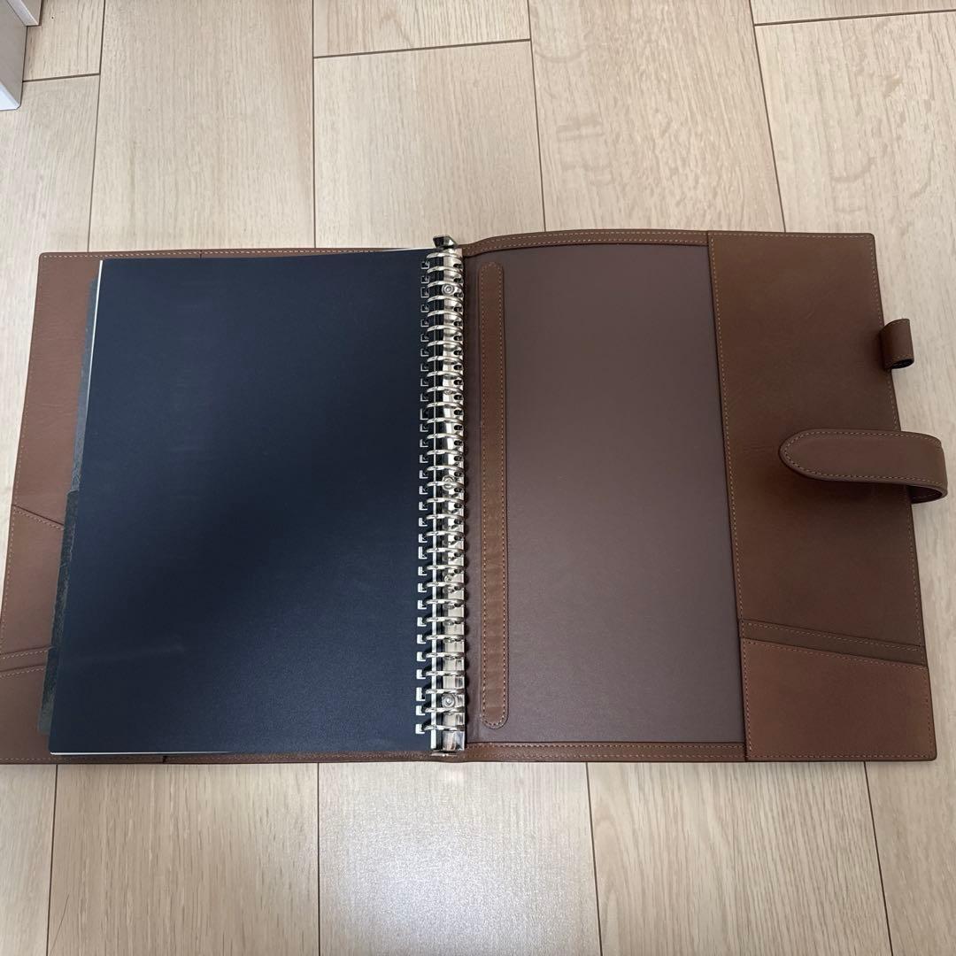 Giuris maruman×SOMES 本革バインダーノート A4