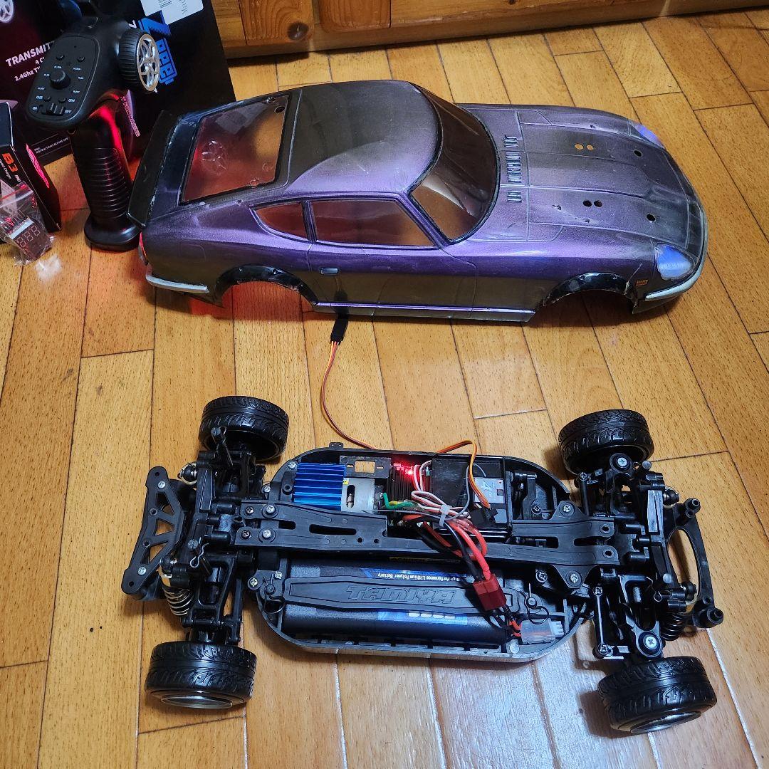 タミヤ ドリフト ラジコン フルセット　TT01　旧車　Z　ボディ　　　tt02