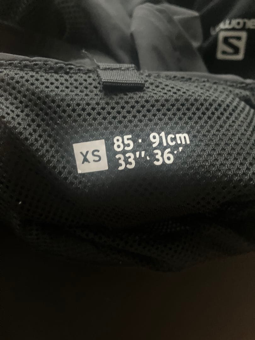 H*S様 Salomon ランニングベスト XS ブラック　SENSE PRO