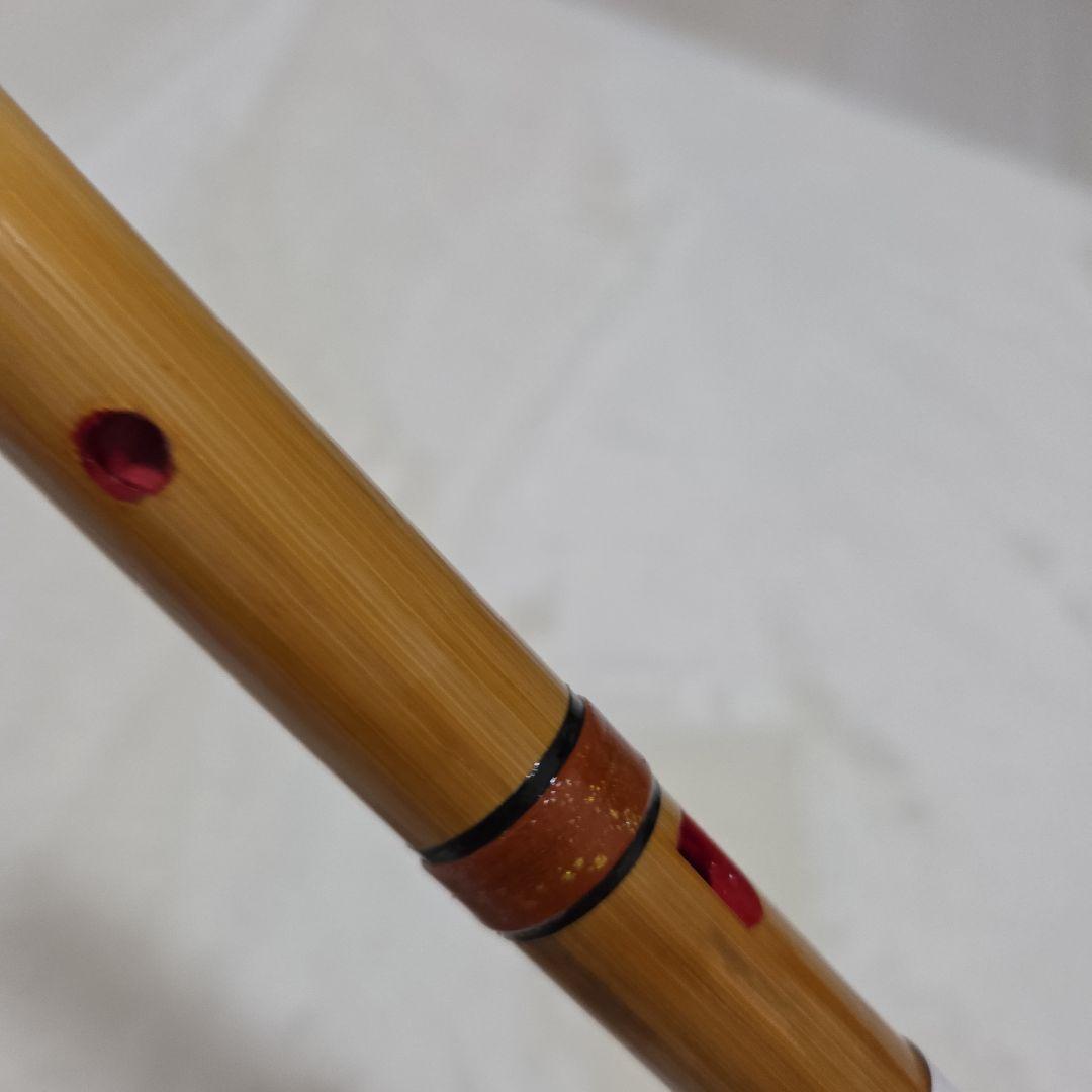石見神楽を奏でる竹製 篠笛 7-30 父の手作り