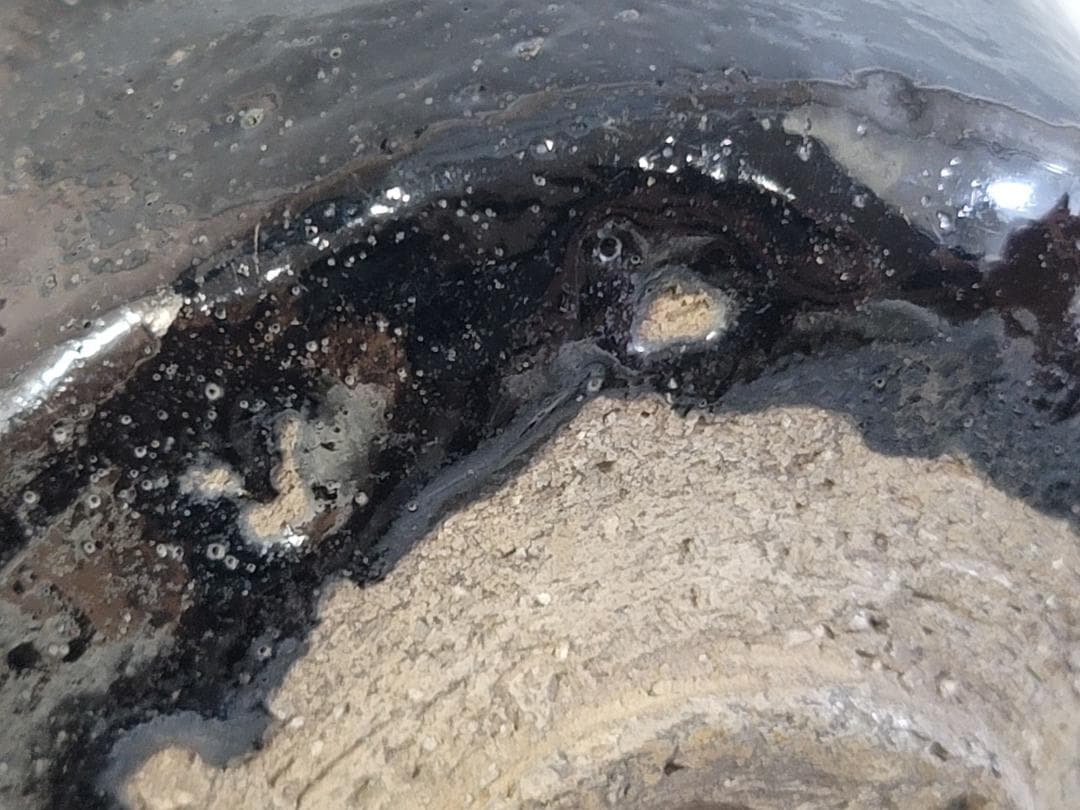 茶道具　黒楽茶碗 美品　 楽茶碗　抹茶碗 DT766