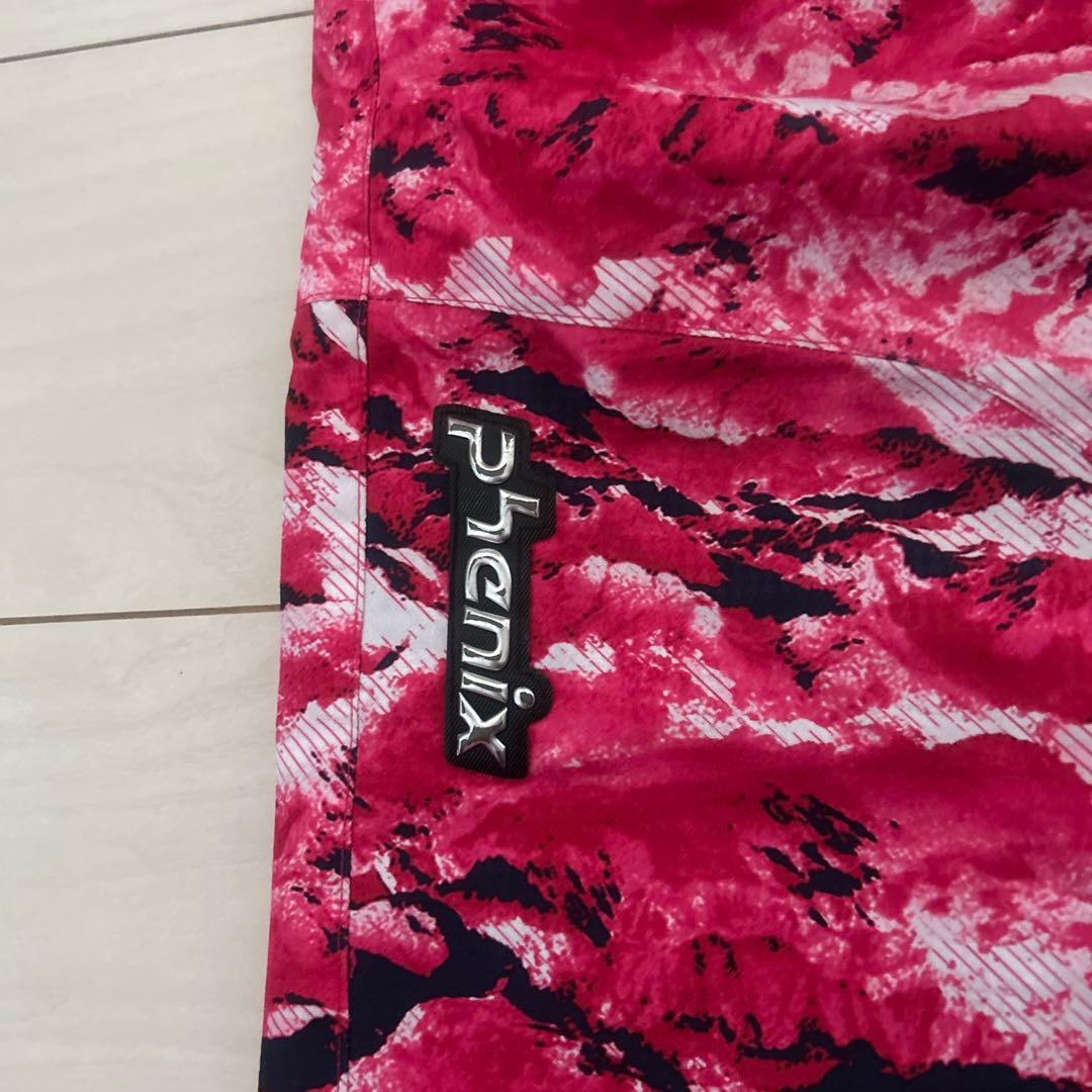 子ども用ピンク迷彩スキーウェア