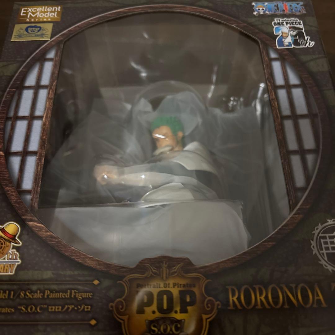 新品未開封 ロロノア・ゾロ フィギュア POPシリーズ SOC 再販 カード付き