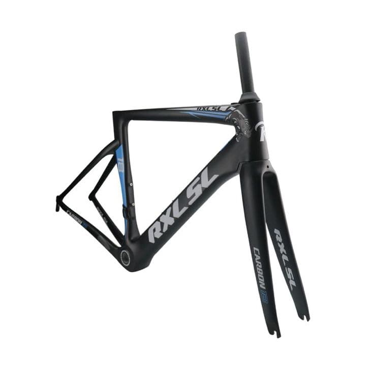 ロードバイク　フルカーボンフレーム　フロントフォーク　セット