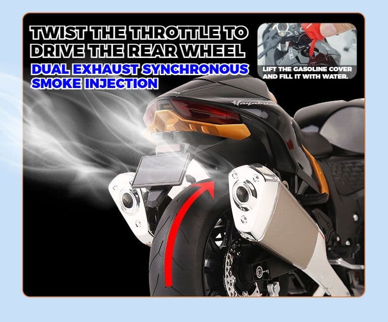 SUZUKI 隼 GSX1300R 33cm　ダイキャストモデル　ブラック