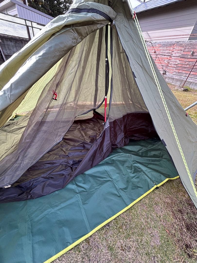 1人用ソロピラミッド型テントセット