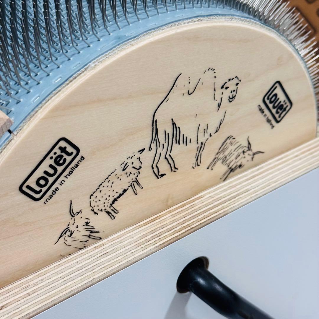 最終値下げ Louet ルエ社 ドラムカーダー 糸紡ぎ 手紡ぎ 羊毛 フェルト