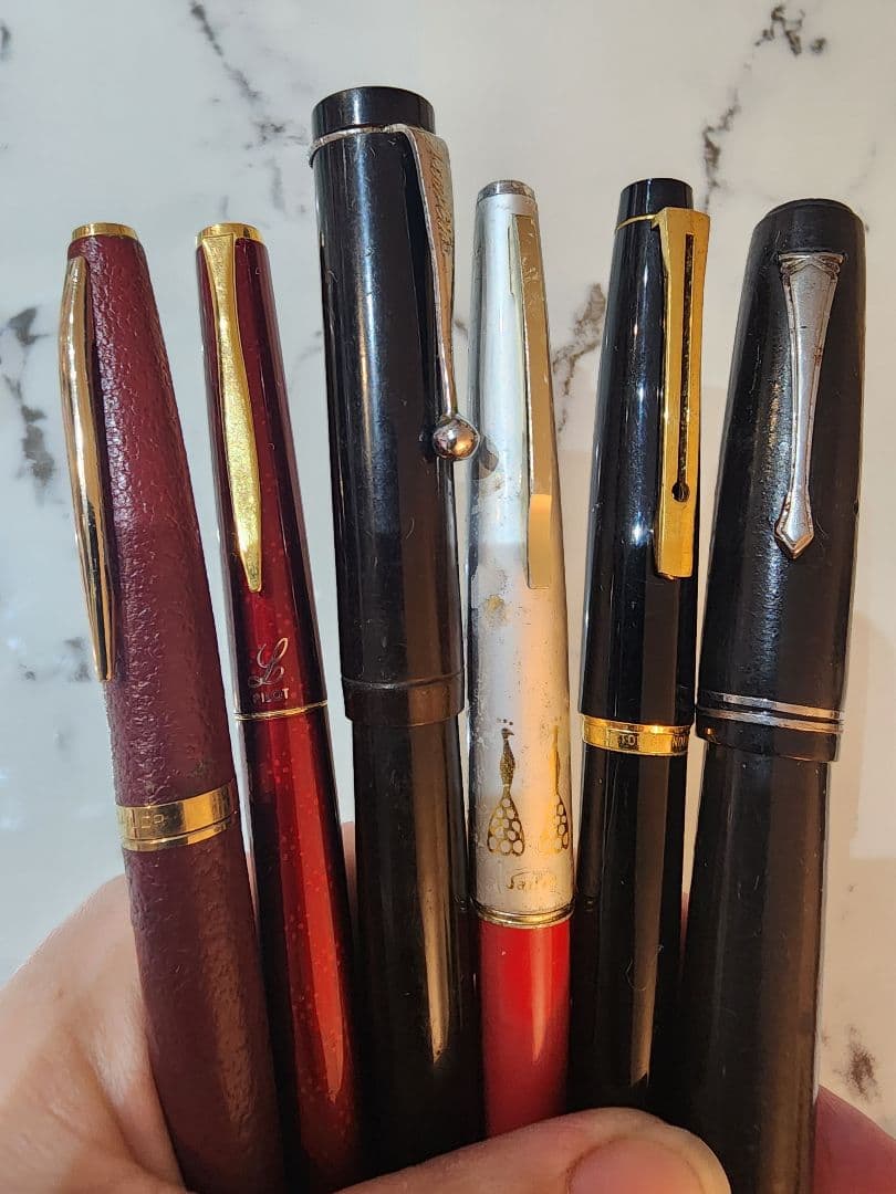 ジャンク品かも 万年筆 6本まとめ売り 18K 14K Sailor パイロット