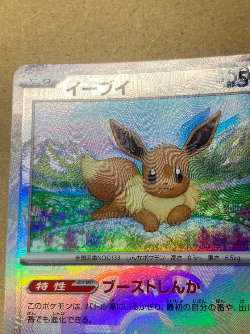 エラー品　イーブイ　テラスタルフェスex 125/187　マスターボールミラー