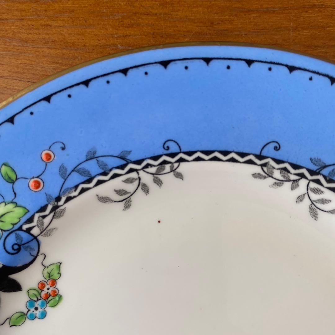 クラウンスタッフォードシャー ティーセット　カップ　ソーサー　プレート　3客