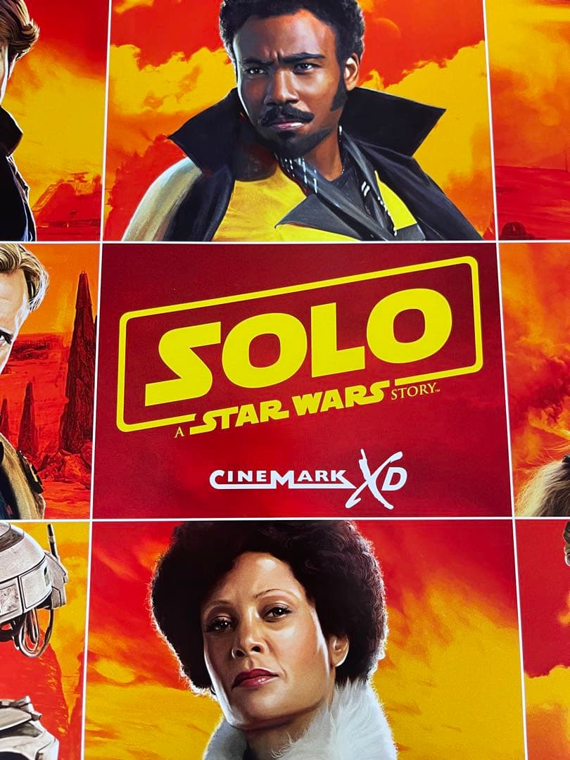 *限定枚数*映画館用片面印刷ポスターUS版: ハンソロ スターウォーズストーリー