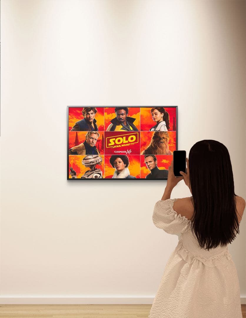 *限定枚数*映画館用片面印刷ポスターUS版: ハンソロ スターウォーズストーリー