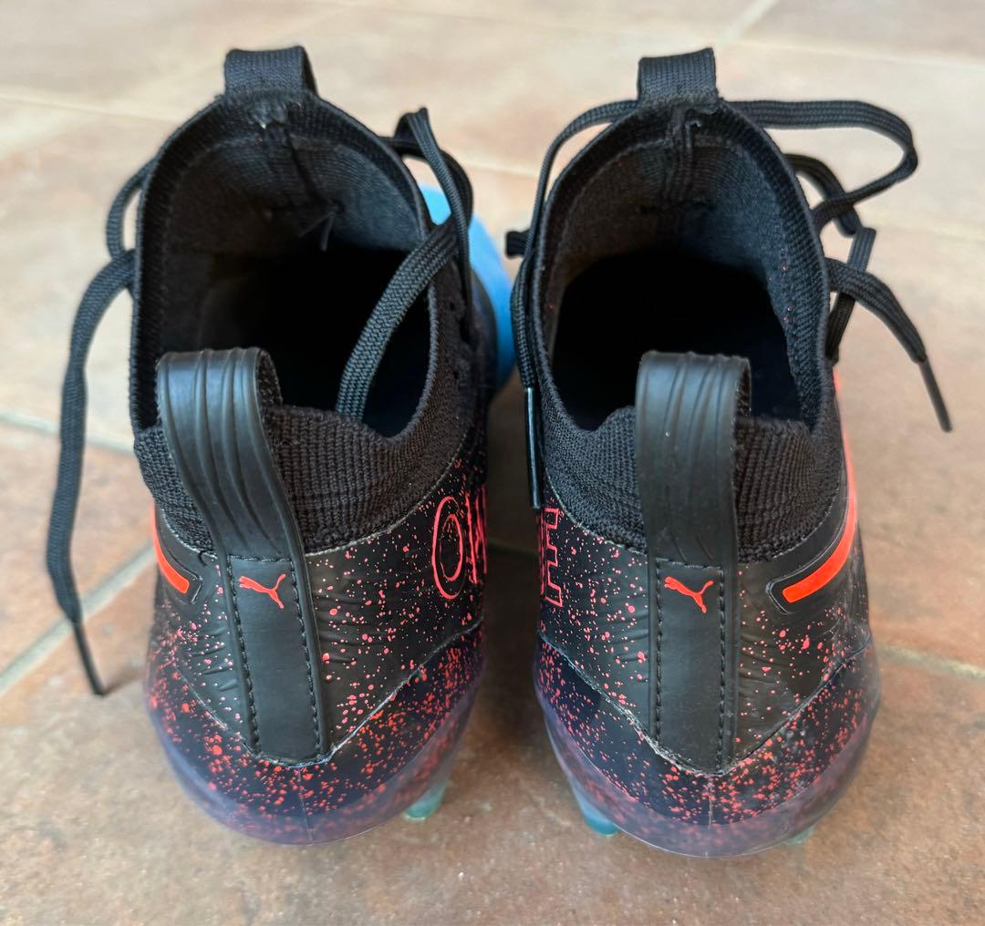 希少　PUMA プーマ プーマワン 19.1 FG/AGブルー×レッド　28