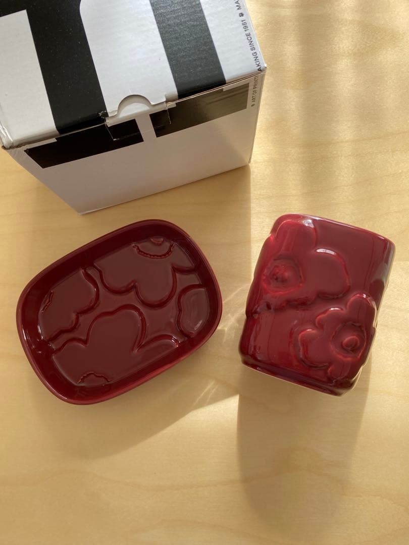 マリメッコ　新品　Unikko バスルーム　アクセサリー　セット