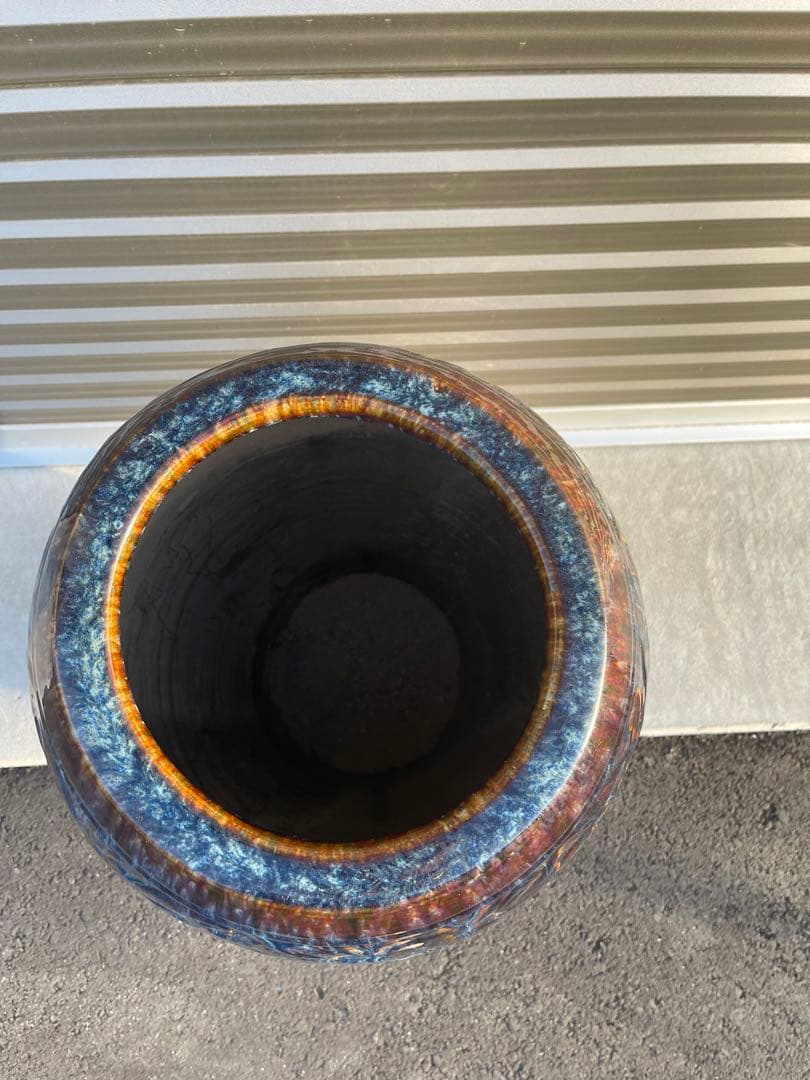 壺　陶器　花瓶　骨董品　傘だて　アンティーク