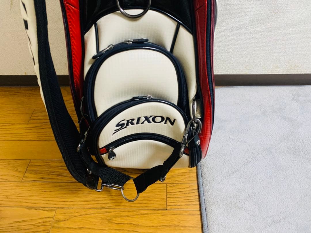 Srixon Z キャディバッグ 白黒赤