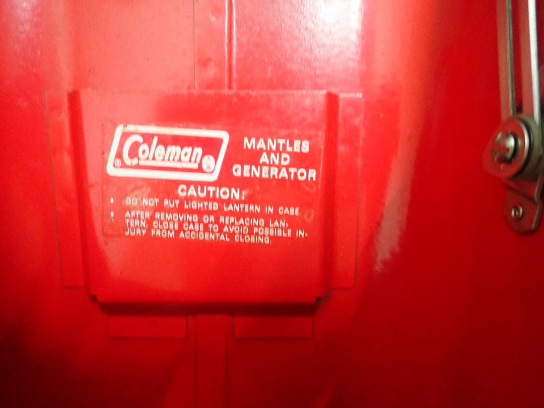 ど*ら様 ビンテージ　コールマン　ガルウィングケース、200A　ランタンセット