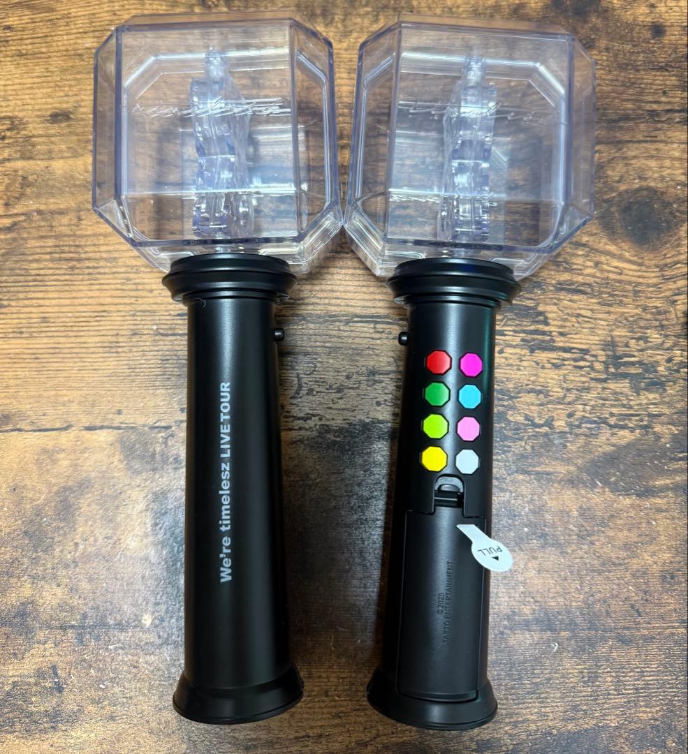 【タイムレス】timelesz ペンライト2個セット　銀テープ2つ付き