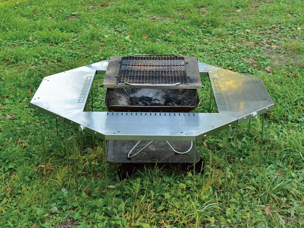 ジカロテーブル/スノーピーク 　ステンレス製六角形折りたたみテーブル