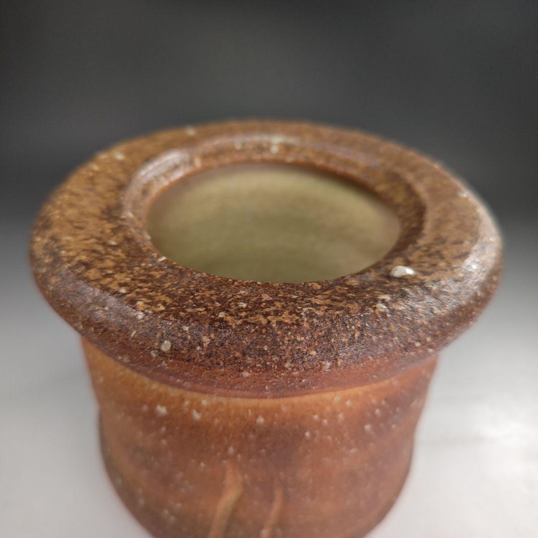 ウ231 水指『古来窯　上田光春』『信楽　水指　共箱』茶道具