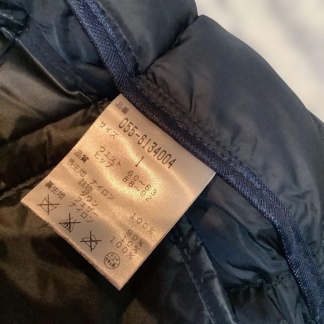 ブラック ダウンスカート レディース