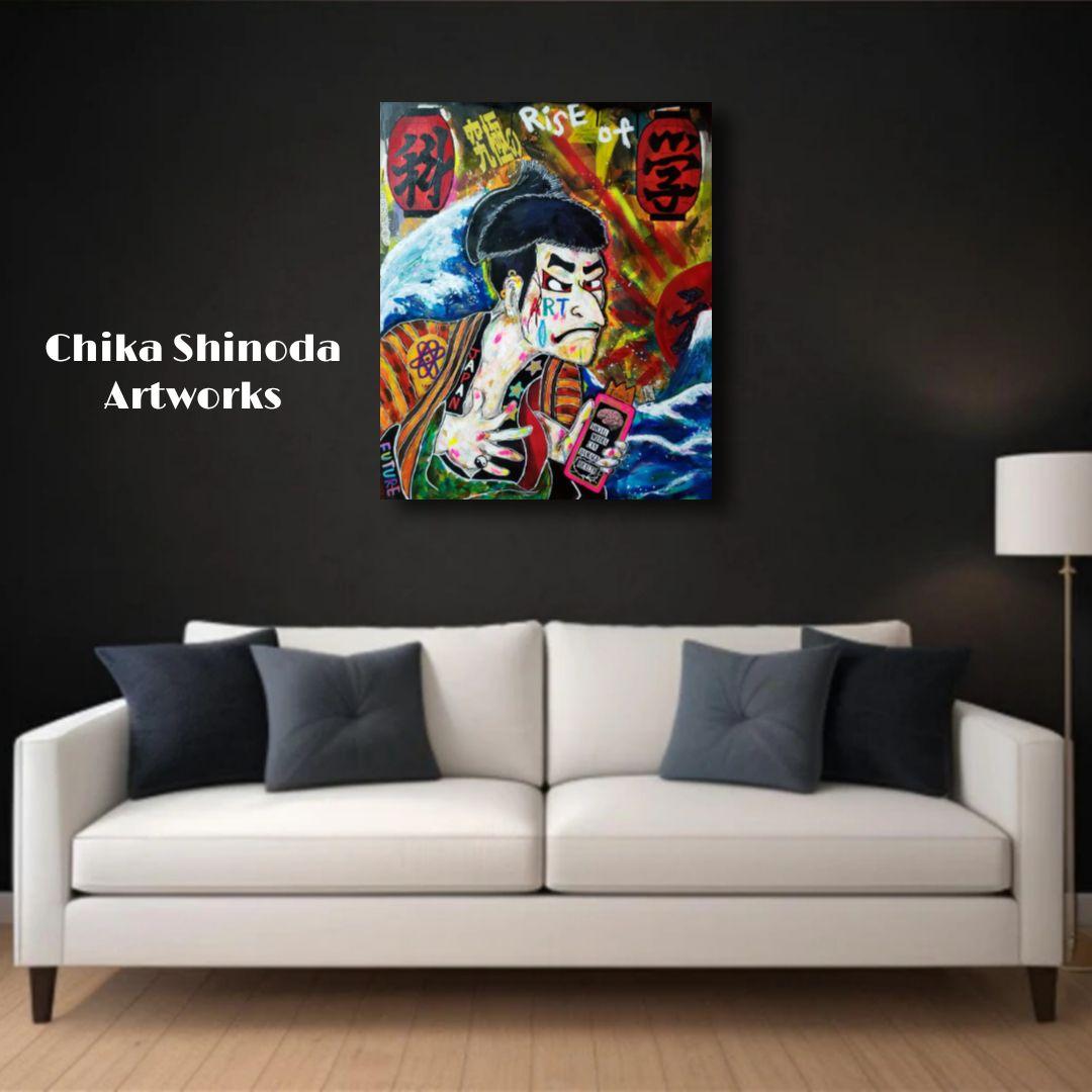 【一点物アート2枚綴り】 Rise of the new world.