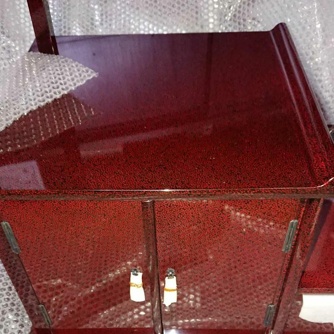 津軽七々子塗飾り棚☆希少極美品未使用品4月31日迄御値引き販売中