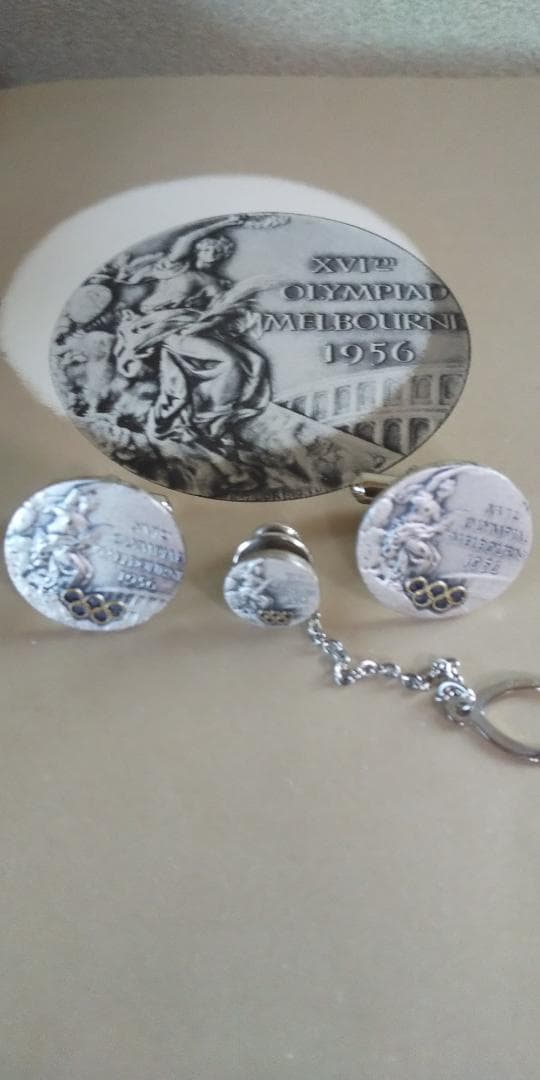 1956年メルボルンオリンピック 大会記念カフス