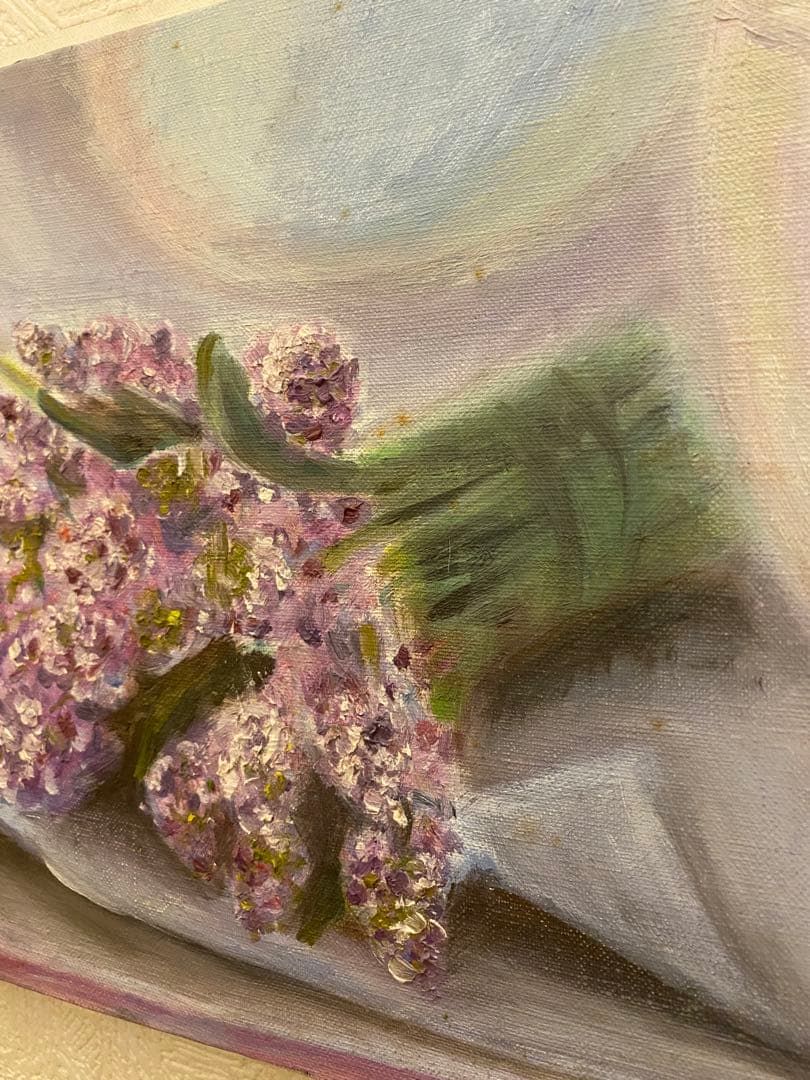 油彩画【lavender】一点もの　F4