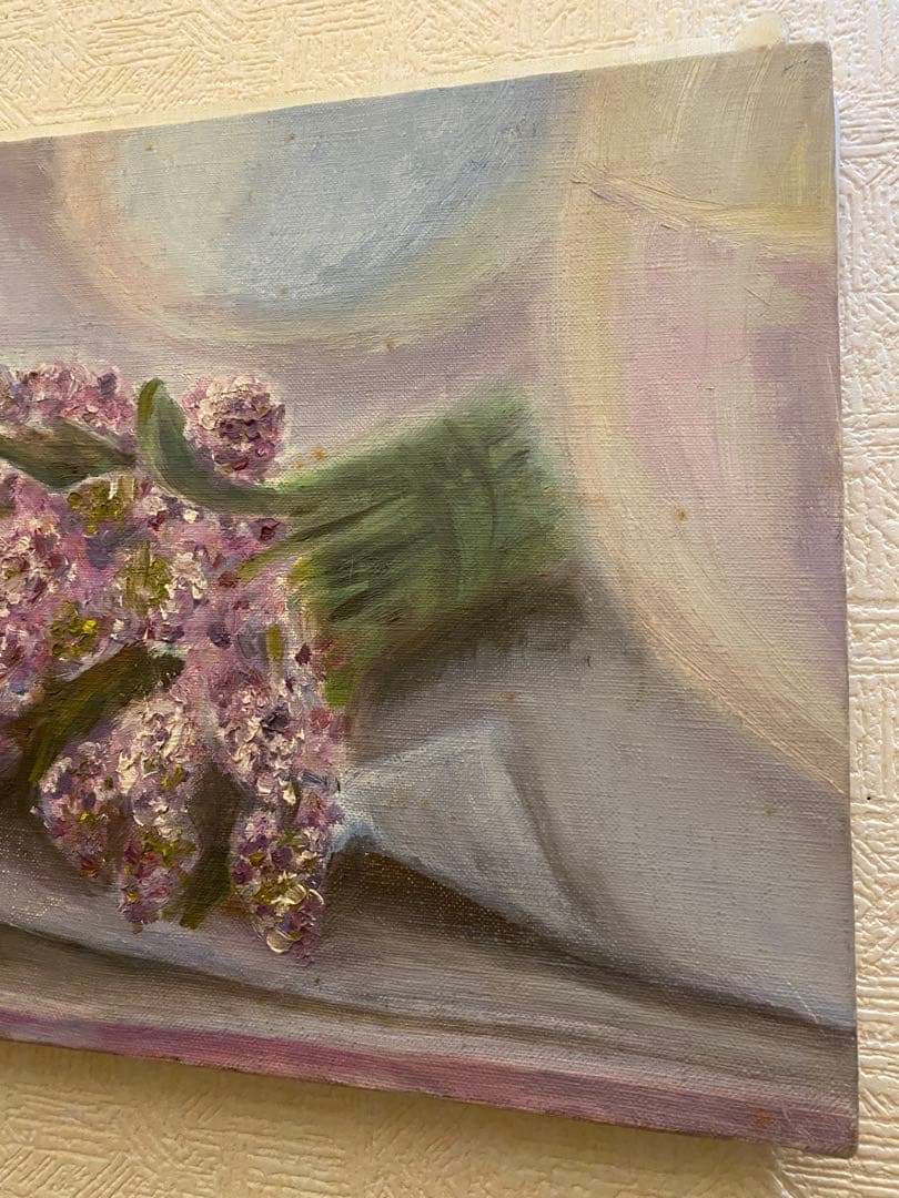 油彩画【lavender】一点もの　F4