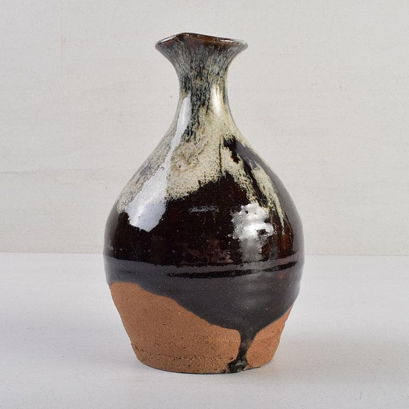 唐津焼　徳利　花入　表千家十三代無盡宗左（即中斎）極め箱　M　R9382