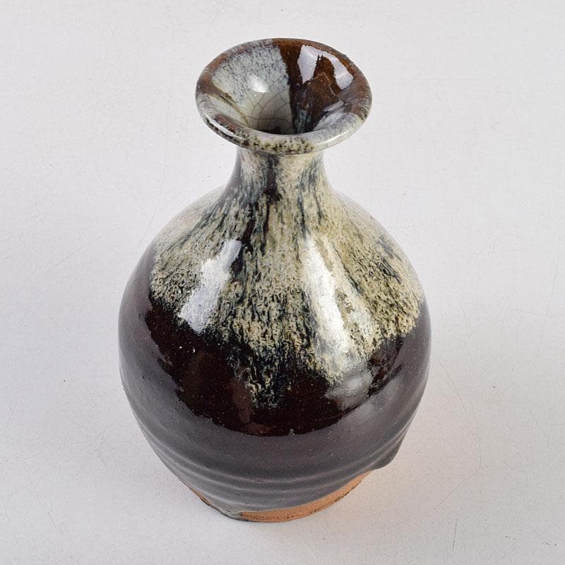 唐津焼　徳利　花入　表千家十三代無盡宗左（即中斎）極め箱　M　R9382