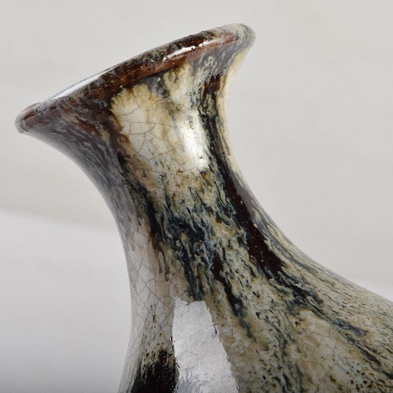 唐津焼　徳利　花入　表千家十三代無盡宗左（即中斎）極め箱　M　R9382