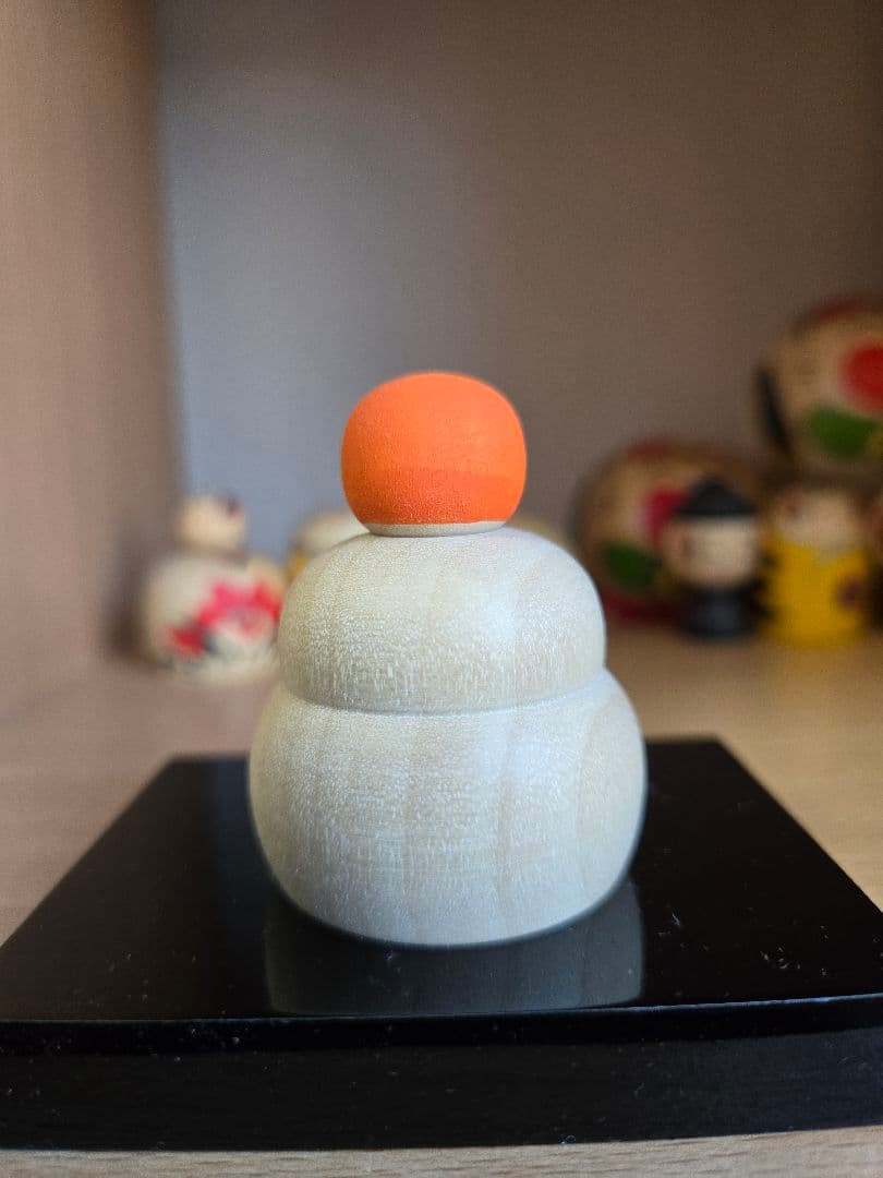 【ミニこけし】鈴木明　鏡餅こけしちゃん