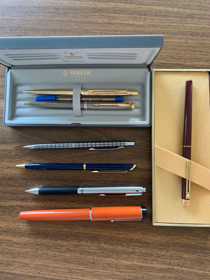 パーカー75 スターリングシルバー ボールペンなど 7本セット
