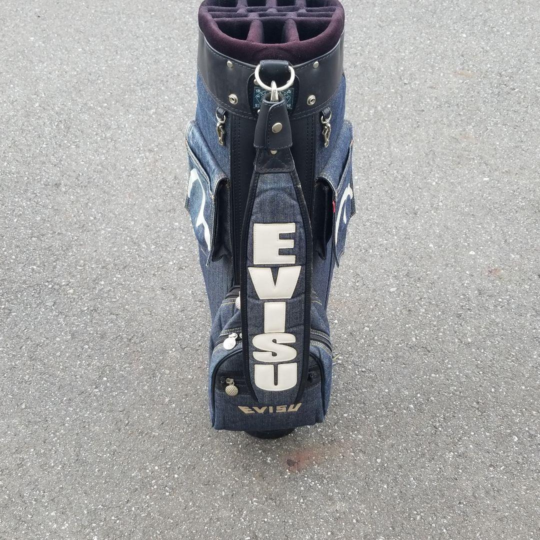 ヱビスキャディーバック　ジーパン生地