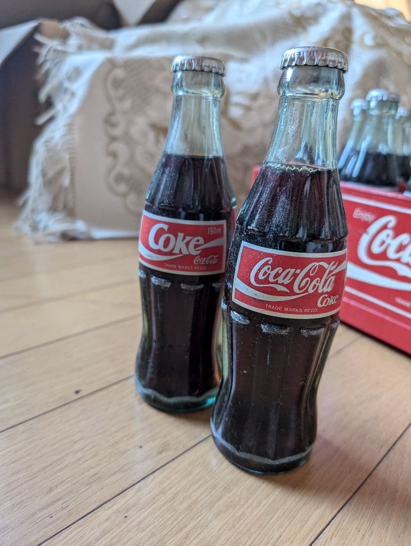【★1990'sVINTAGE BOTTLE】 Coca-Cola瓶24本セット