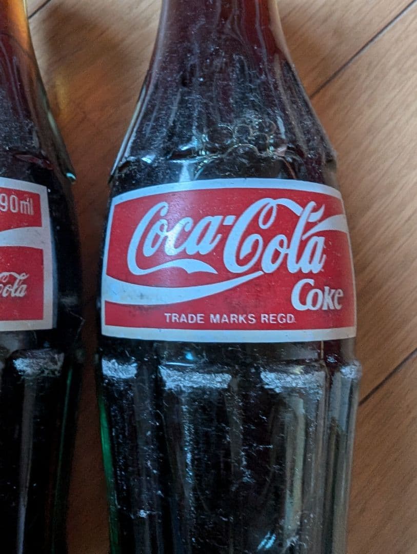 【★1990'sVINTAGE BOTTLE】 Coca-Cola瓶24本セット