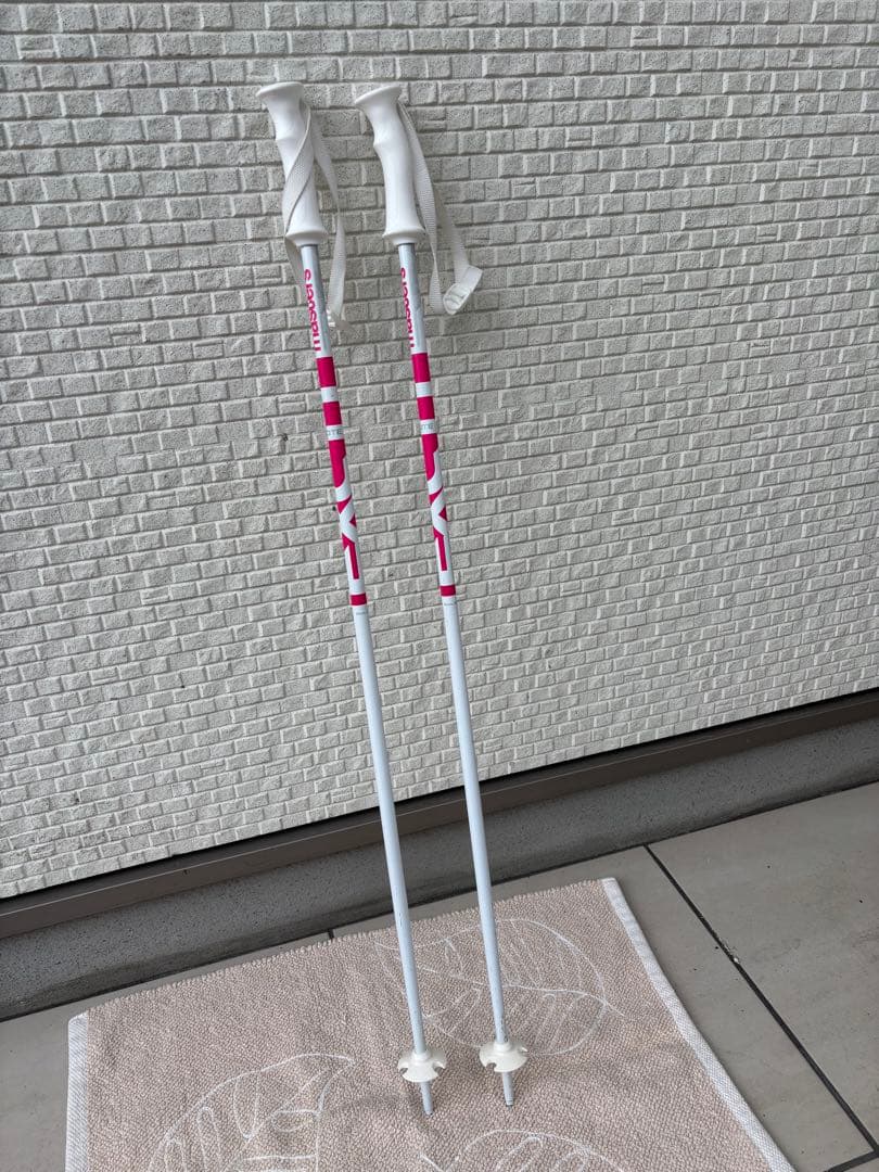 ジュニアスキー　3点セット　ロシニョール　子ども用　美品　120cm　すぐ滑走可