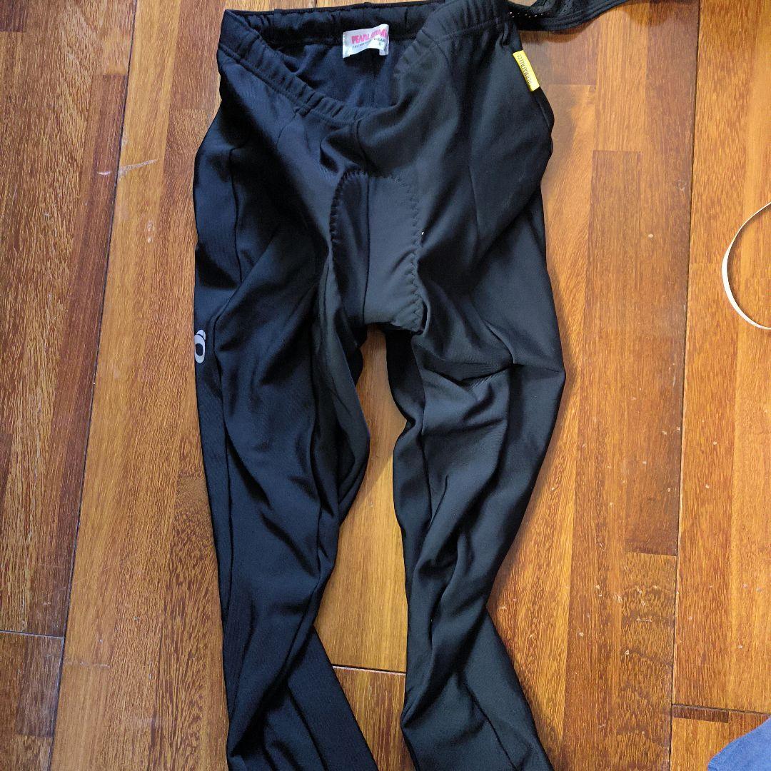 冬季の自転車用パールイズミ　5点セット_サイズS_ブラック