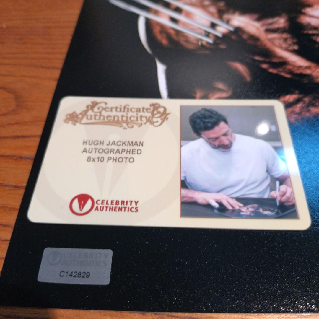 ヒュー・ジャックマン　直筆サイン　オートグラフ　8×10インチ ウルヴァリン