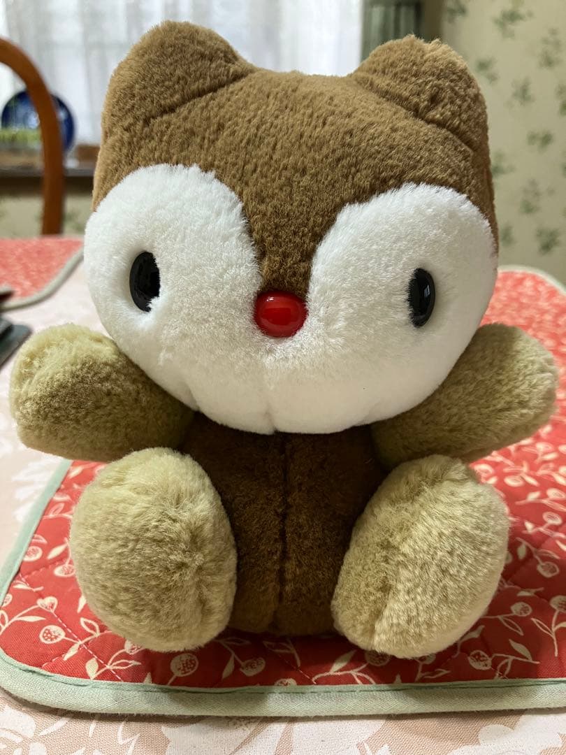 平成レトロ　たらいぐまのらんどりー　ぬいぐるみ　サンリオ