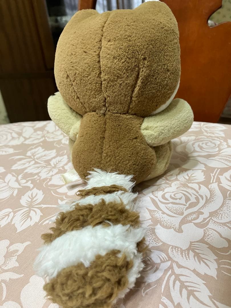 平成レトロ　たらいぐまのらんどりー　ぬいぐるみ　サンリオ