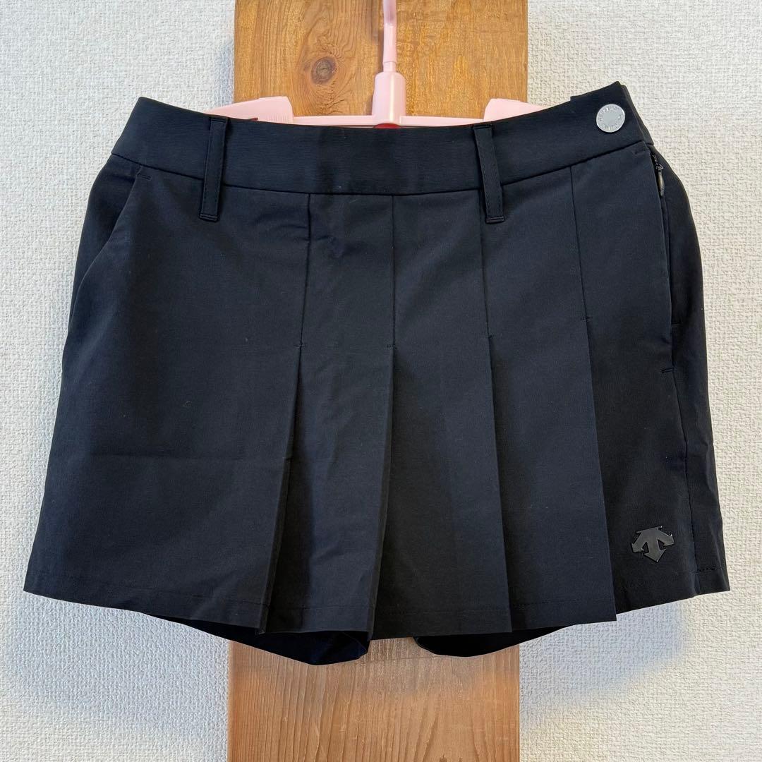 デサント ゴルフ キュロットスカート ブラック レディース