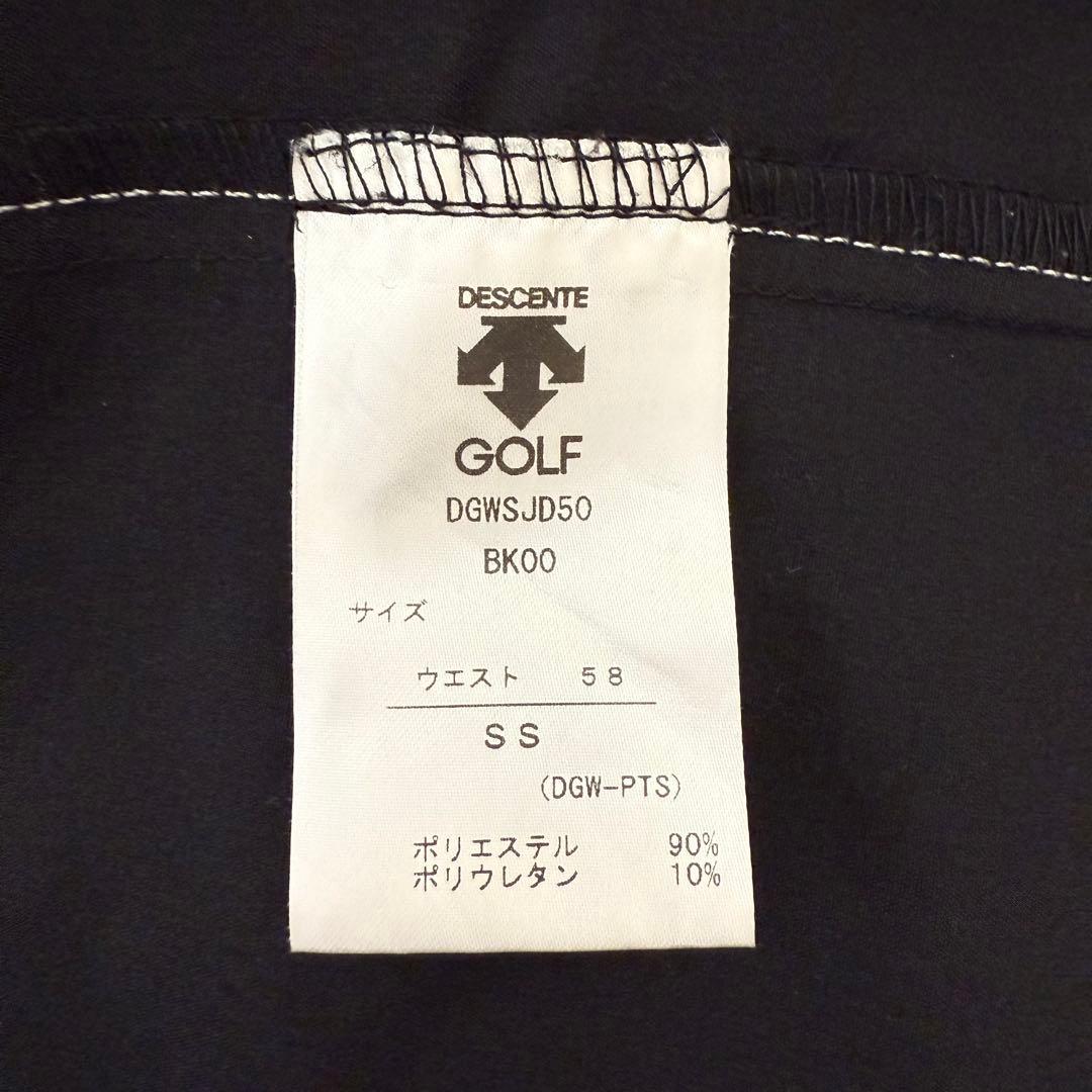 デサント ゴルフ キュロットスカート ブラック レディース