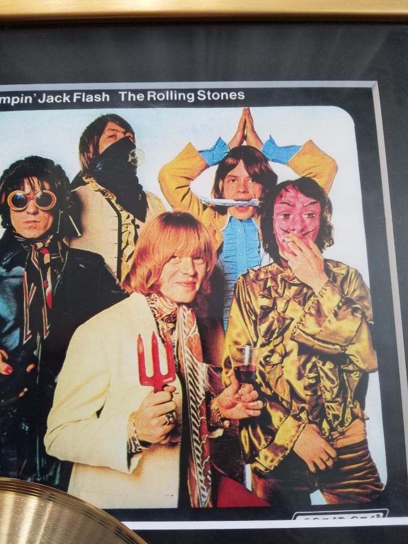 ローリングストーンズ　ゴールドディスク