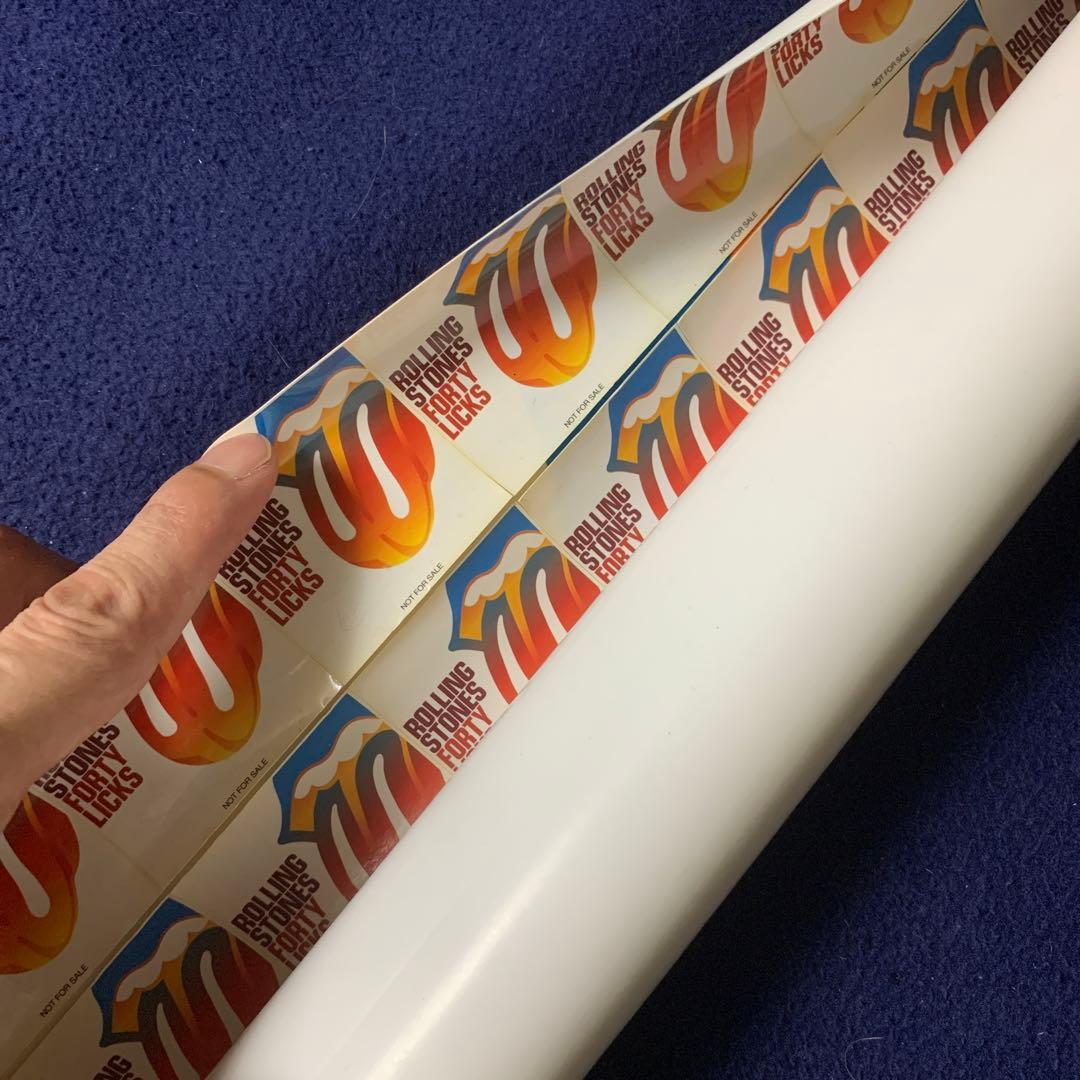 ザ・ローリング・ストーンズ FORTY LICKS ステッカー仕様B2ポスター