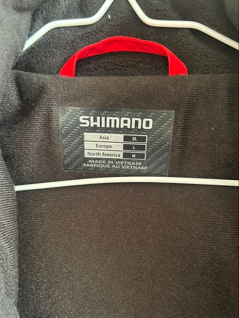 SHIMANO フィッシングジャケット XL レッド/ブラック