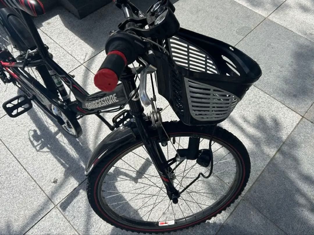 BRIDGESTONE EXJ46 外装6段　ブリヂストン　ブラック&レッド